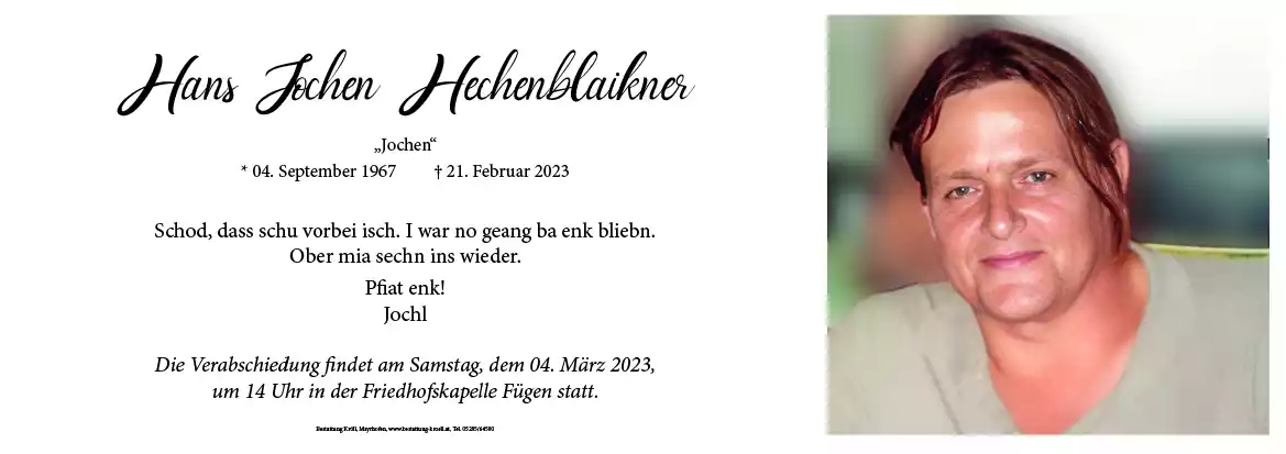 Parte von Hans Jochen Hechenblaikner